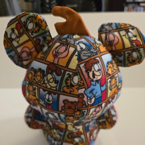 Garfield and Friends Sticker Bomb Pooky Bear Stuffed 7" Plush Figure Comic Strip - Picture 3 of 7